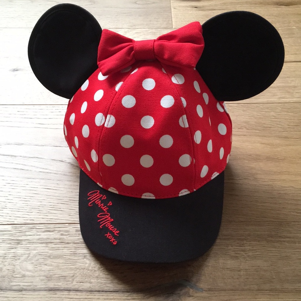 Girls Minnie Mouse Baseball Cap